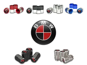 BMW Cappelli Valvola Moto Finish Metallico